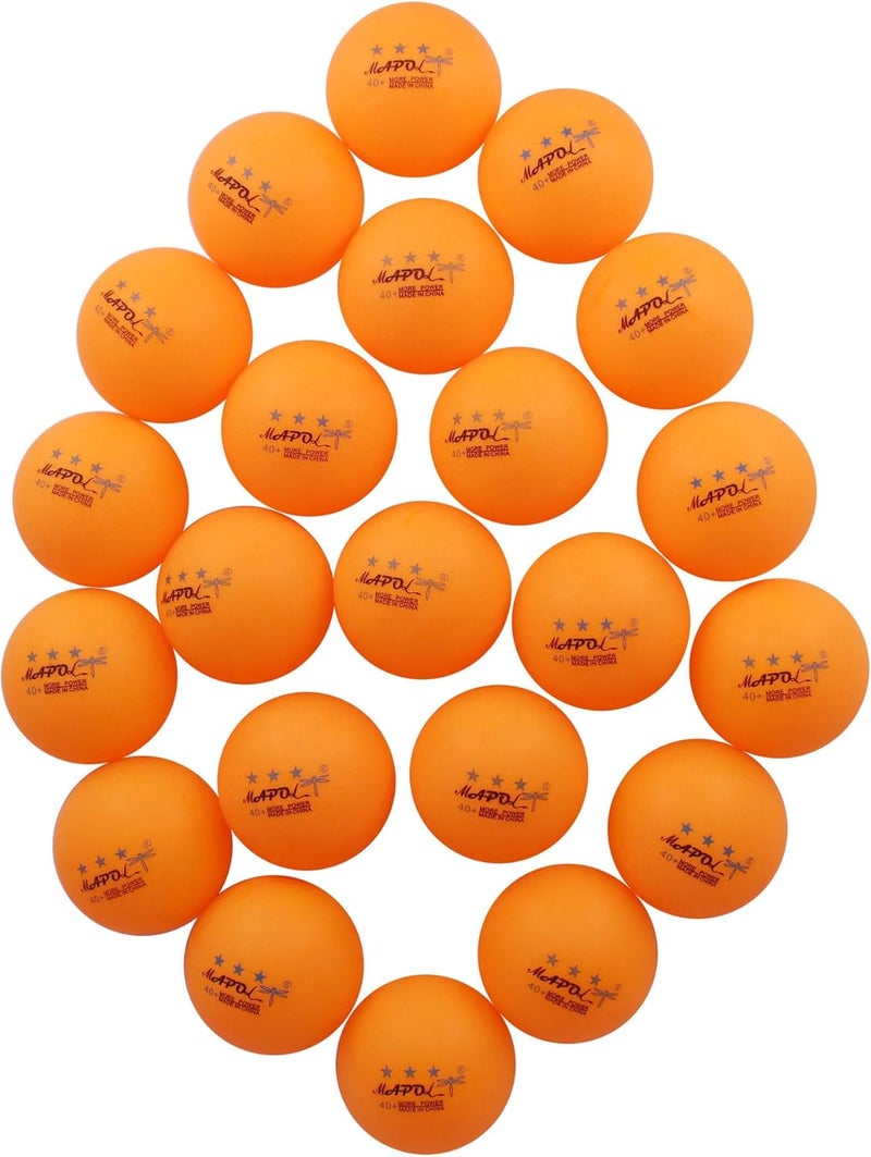 MAPOL 60/22 Count 3-Star 40+ Premium Ping Pong Balls Advanced Practice Table Tennis Ball - Image 1